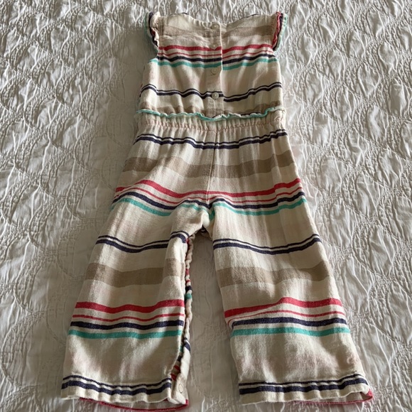 Genuine Kids From OshKosh Size 18M Striped Sleeveless Jumpsuit. - Picture 6 of 8